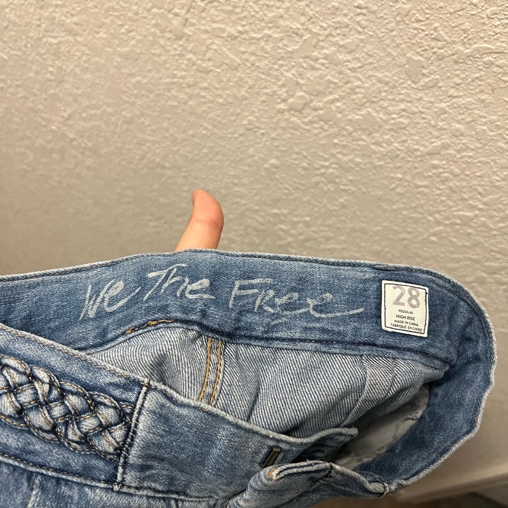 Free people we the free high rise raw hem shorts - Picture 3 of 7
